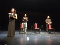 Green Man Flashing in Athens